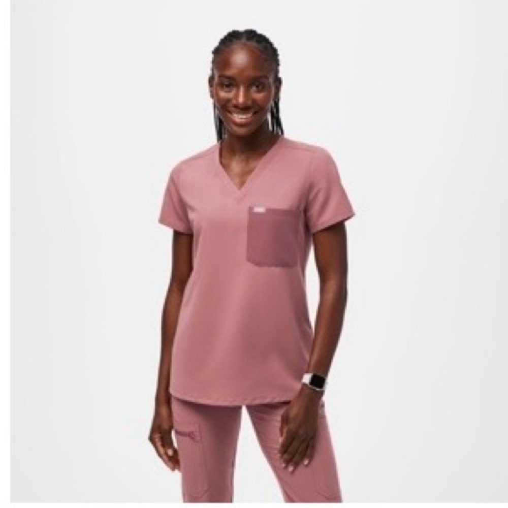 Figs Mauve scrub set-medium NWOT
